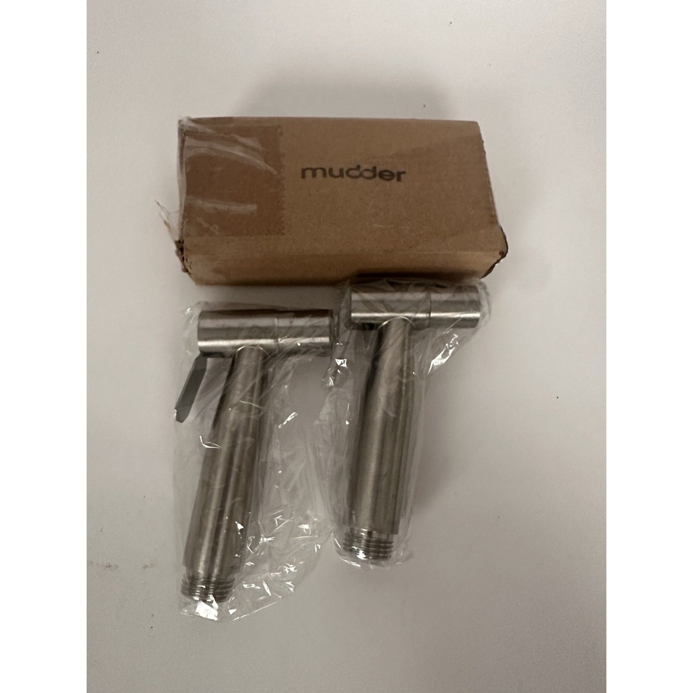 2 Pieces Stainless Steel Handheld Bidet Sprayer for Toilet and Kitchen Cleaning